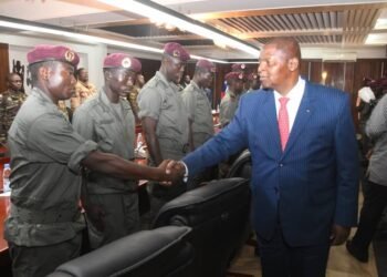 Le Président Touadera a eu une rencontre avec les FACA qui ont été pris en otage