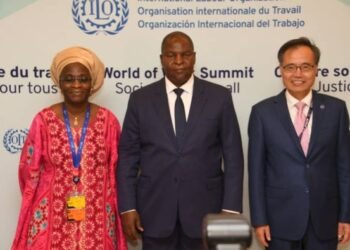 Le Président Touadera prend part au sommet sur le monde du travail