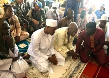 Le ministre Hassan Bouba participe à la fête de «Tabaski» à Kaga-Bandoro