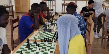 Tournoi d’échecs à la Maison Russe de Bangui