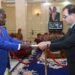 Remise des lettres de creances du nouvel ambassadeur de la France en RCA