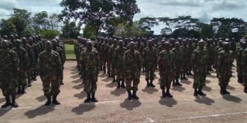 Le camps d’entrainement de Berengo a accueilli la sortie solennelle des nouvelles recrues des FACA, formés par des instructeurs russes