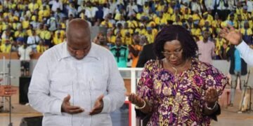 Le Couple Présidentiel prend part à la célébration d’un culte d’action de grâce