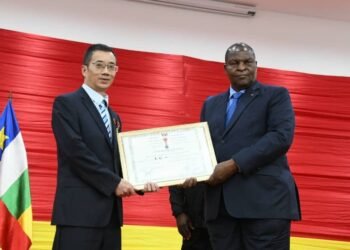 Décoration des membres de la Mission Médicale chinoise