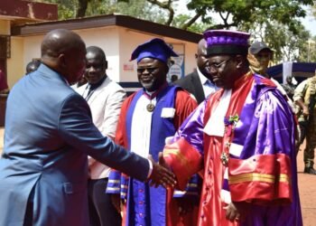 Le Président TOUADERA a présidé le lancement de la rentrée académique solennelle à l’Université de Bangui