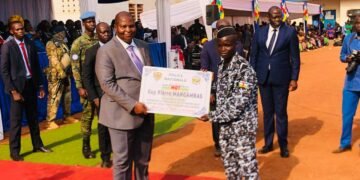 Le Président Touadéra a présidé la cérémonie de sortie officielle de 948 élèves de gardiens de la paix