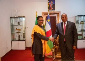 La cheffe de la MINUSCA salue les efforts du gouvernement pour la mise en œuvre de l&rsquo;APPR