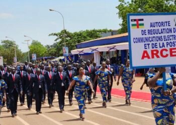 Le grand défilé de la Fête de Travail à Bangui