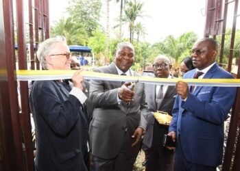 Ceremonie de remise des bâtiments réhabilités de l’inspection générale de l’armée nationale a eu lieu à Bangui en présence du Président Touadera