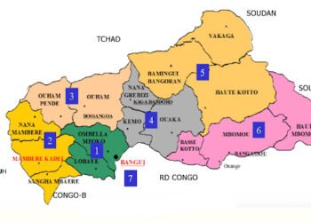Pour la première fois, des gouverneurs régionaux ont été nommés en République centrafricaine