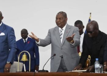 Le Président Faustin Archange Touadera a pris la parole lors de la 10ème Assemblée Générale du Comité National de Lutte contre le Sida (CNASP).