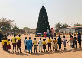 La mission russe a célèbre le Nouvel An avec les élèves et les enfants des policiers à Bangui