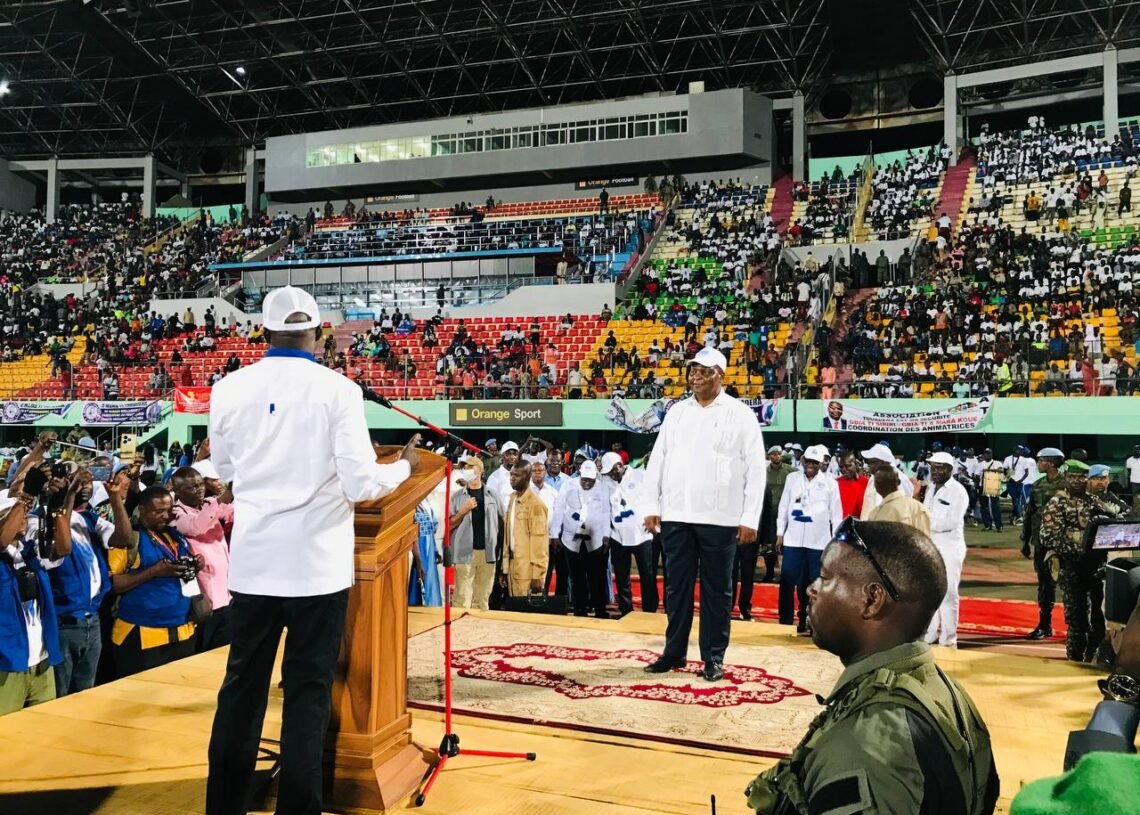 Grand rassemblement pour célébrer les 9 ans de Faustin-Archange Touadera à la tête de la RCA