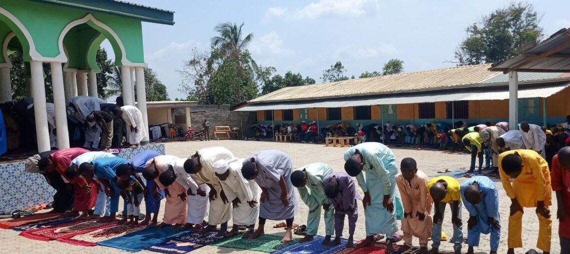 Grande prière de fin de Ramadan à la mosquée de Bouar