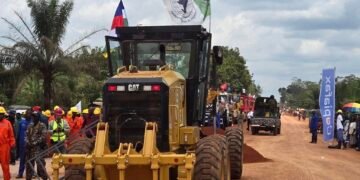 LANCEMENT DES TRAVAUX DE CONSTRUCTION DU CORRIDOR 13 À MBAÏKI