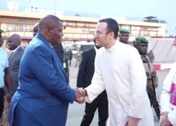 Le président de la République centrafricaine arrive à Rome pour assister aux funérailles du pape François