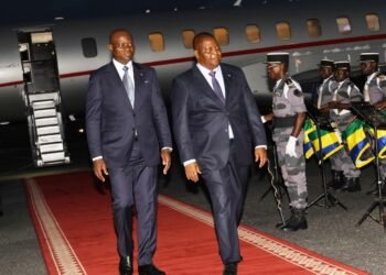 Arrivée du Président Touadera à Libreville pour l&rsquo;investiture de Brice Clotaire Oligui Nguema