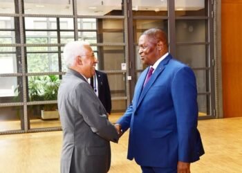 Le Président Touadéra a été reçu par Antonio Costa