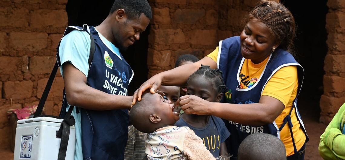La République centrafricaine lance la deuxième série de journées nationales de vaccination contre la polio