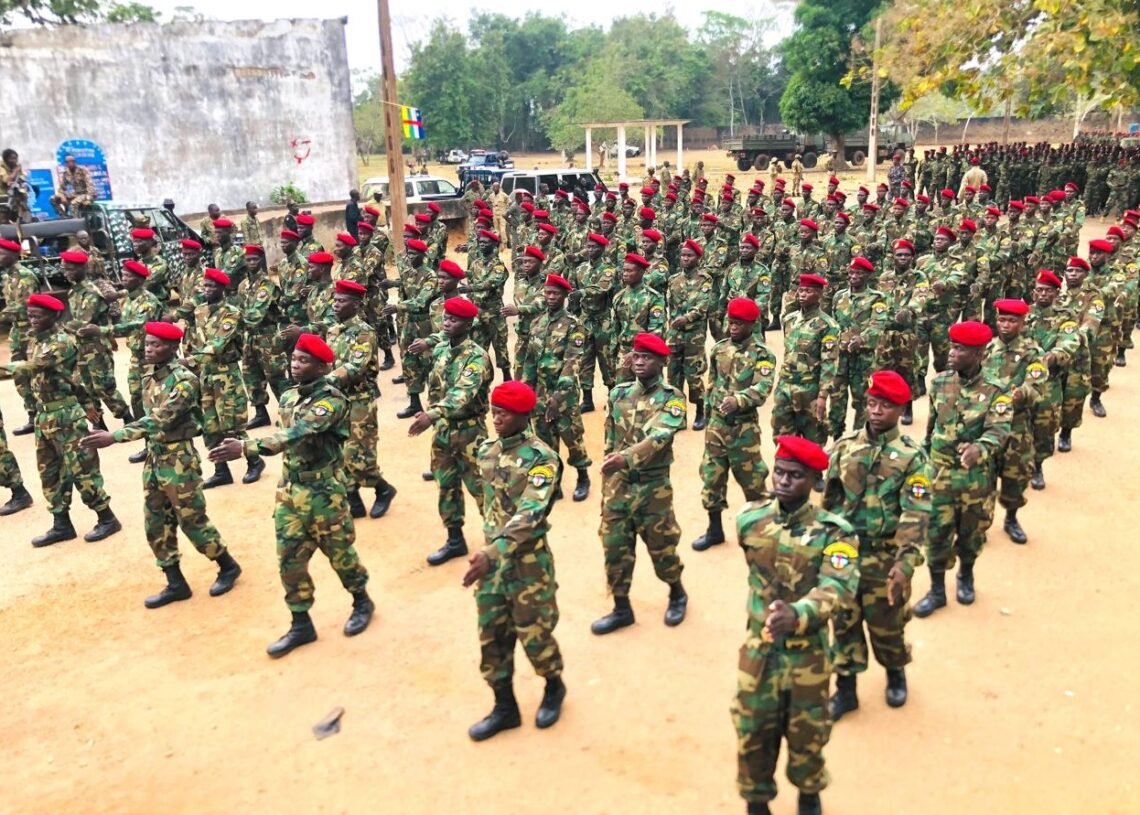 Environ 2000 jeunes Centrafricains ont été soumis à une série de tests physiques et médicaux