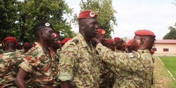 Plus d’une centaine de soldats des FACA ont arboré leurs galons