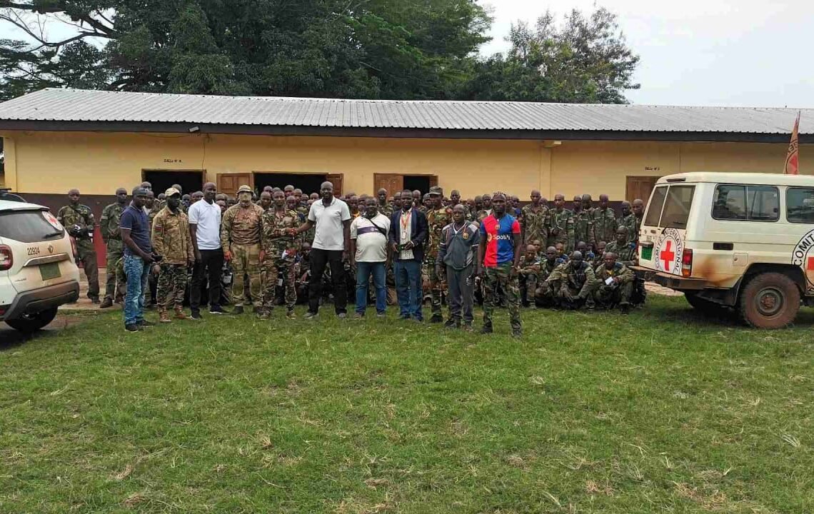 L’armée russe et la Croix-Rouge viennent en aide aux combattants désarmés en RCA