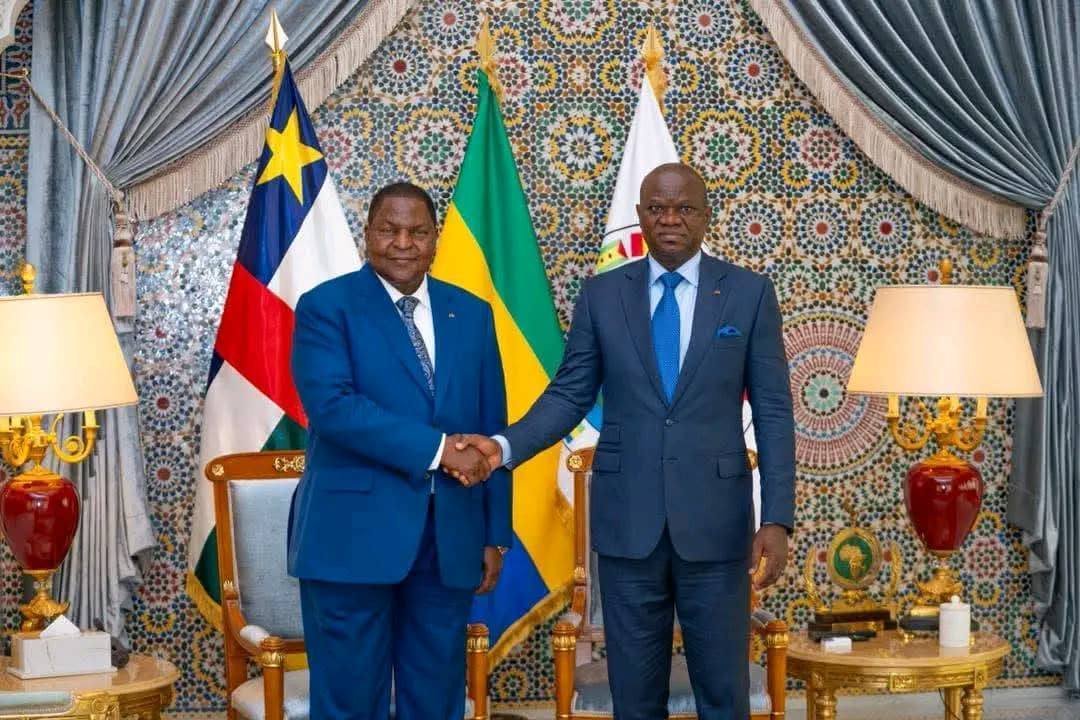 Le Président Touadéra a effectué un voyage aller-retour à Libreville