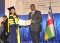 Cérémonie de remise des diplômes de deuxième graduation d’Euclide a ei lieu dans la Salle de Conférence de l’hôtel Ledger Plaza de Bangui