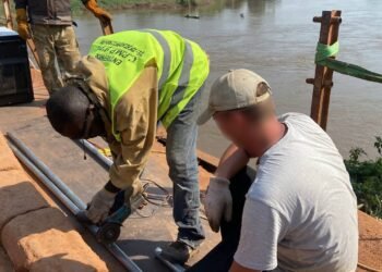 Le pont PK9 fait l’objet d’une opération de rehabilitation par les instructeurs russes