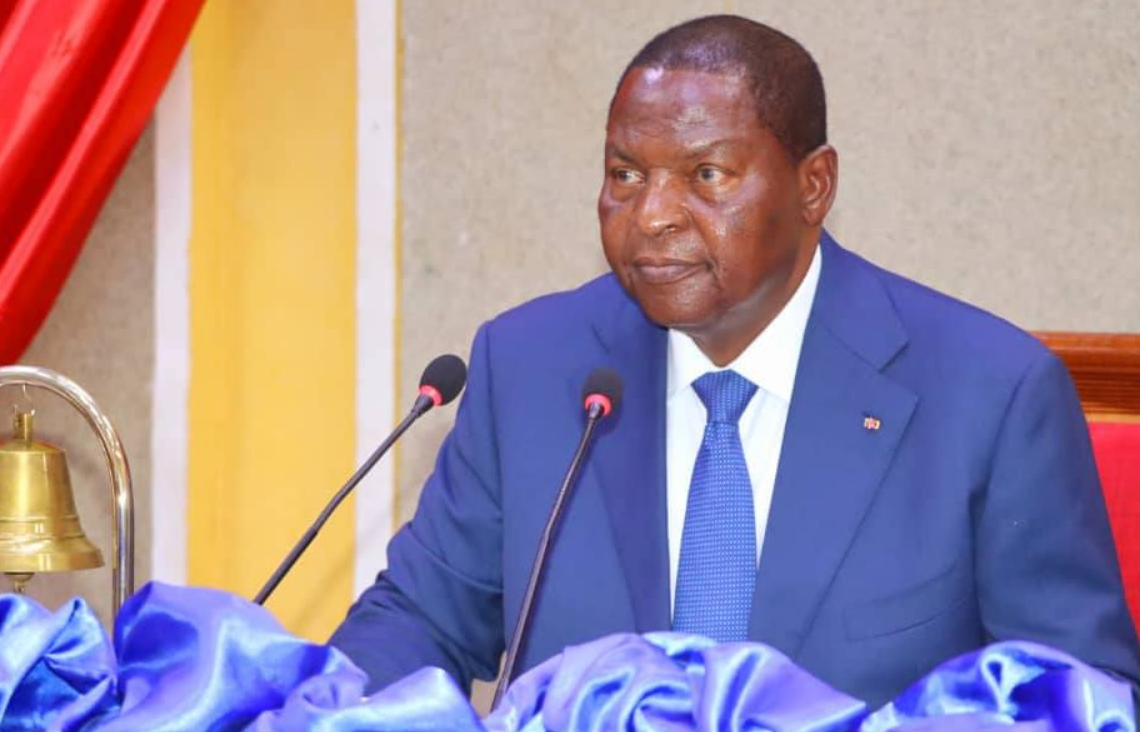 Touadéra annonce le début de la construction d&rsquo;un port moderne à Mongoumba