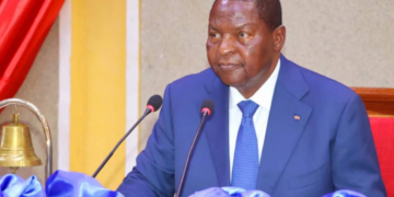 Touadéra annonce le début de la construction d&rsquo;un port moderne à Mongoumba