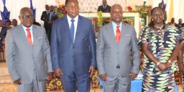 Le Président Touadéra a rehaussé de sa présence la cérémonie d’installation du deuxième Pasteur de l’Église Évangélique des Frères de Ngoumboutou