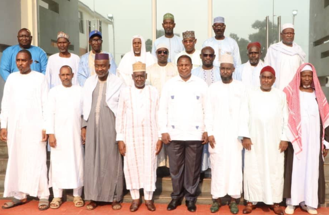 Le président de la République a reçu la délégation du Conseil islamique Centrafricain