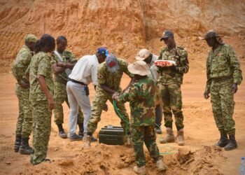 Des tonnes de munitions non utilisables détruits au PK 39 axe Boali