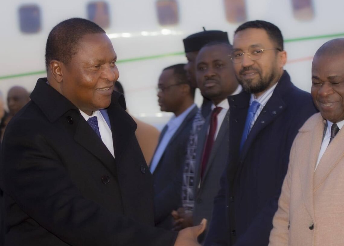 Le Président Touadéra est arrivé à Moscou pour une séance de travail avec son homologue russe Vladimir Poutine