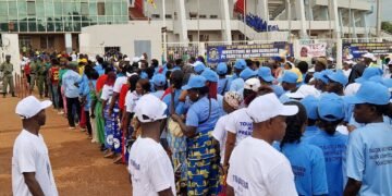 La cérémonie de l’investiture du Président Touadera se déroule au Complexe sportif 20.000 places