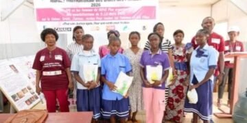 Des lycéennes de Gobongo, Miskine, Fatima et Martyrs sensibilisées par l’Institut Pasteur de Bangui aux droits des femmes et à leur santé