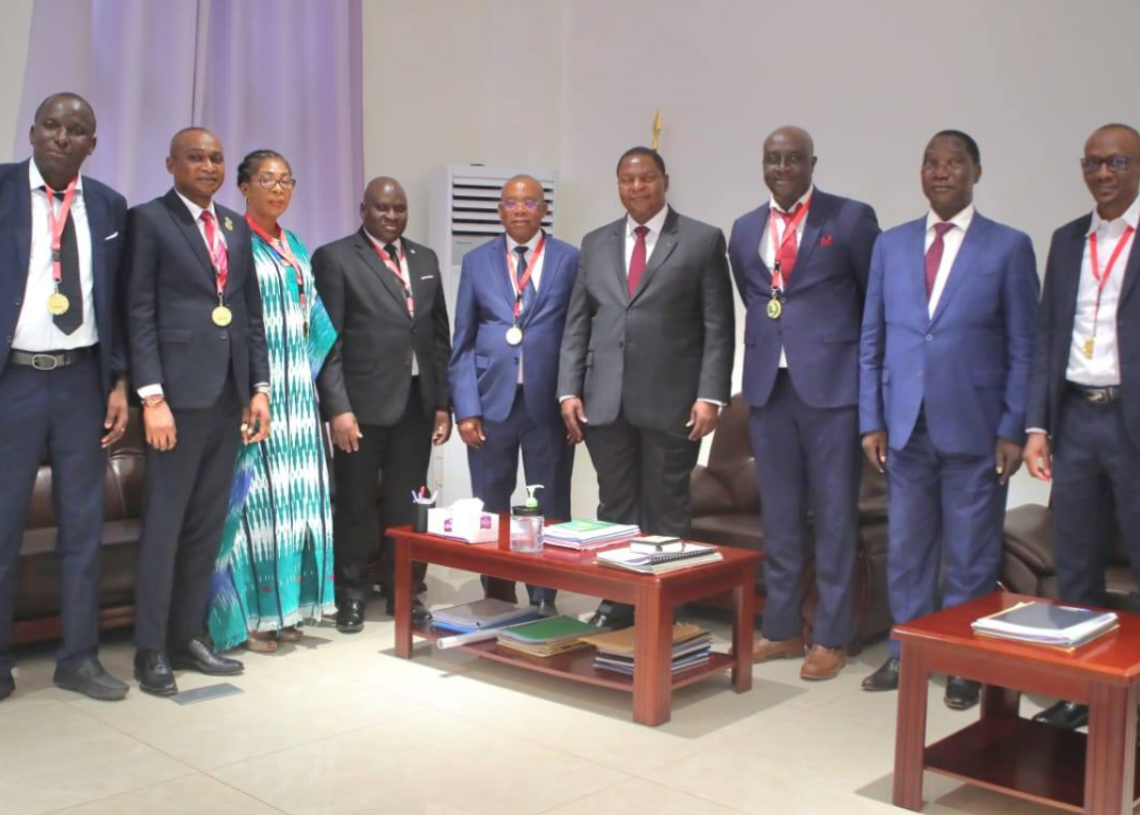 Audience du président de la République avec la délégation de l’Institut Africain de Recherche Pluridisciplinaire Appliquée
