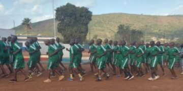 La cérémonie de lancement de la formation militaire des agents des eaux et forêts issus des jeunes démobilisés s’est tenue à l’École Nationale de Police