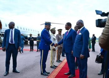 Arrivée du Président Touadéra à Brazzaville pour l’investiture du Président Denis Sassou Nguesso