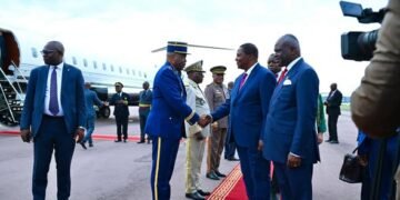Arrivée du Président Touadéra à Brazzaville pour l’investiture du Président Denis Sassou Nguesso