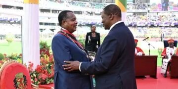 Cérémonie de prestation de serment et installation officielle du Président congolais réélu, Denis Sassou N’Guesso, en présence du Président centrafricain