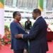 Cérémonie de prestation de serment et installation officielle du Président congolais réélu, Denis Sassou N’Guesso, en présence du Président centrafricain